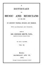 A Dictionary of Music and Musicians